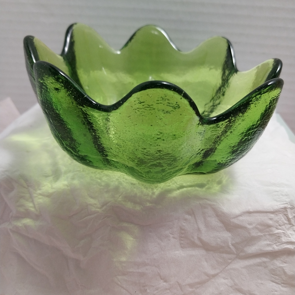 Beautiful green blenco glass